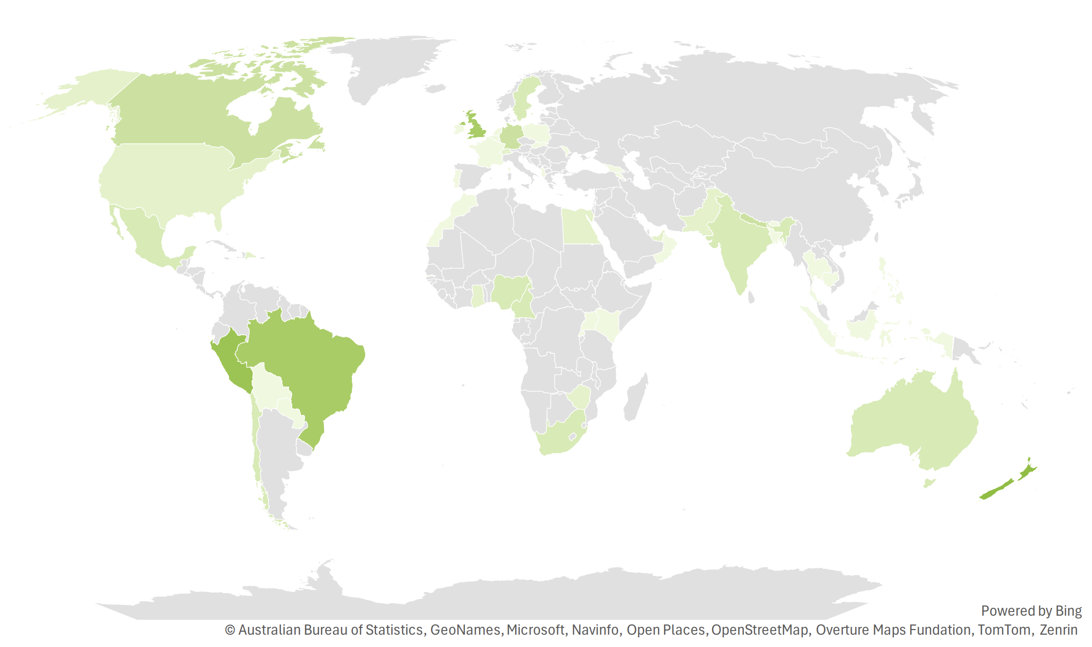Figure 1 World Map