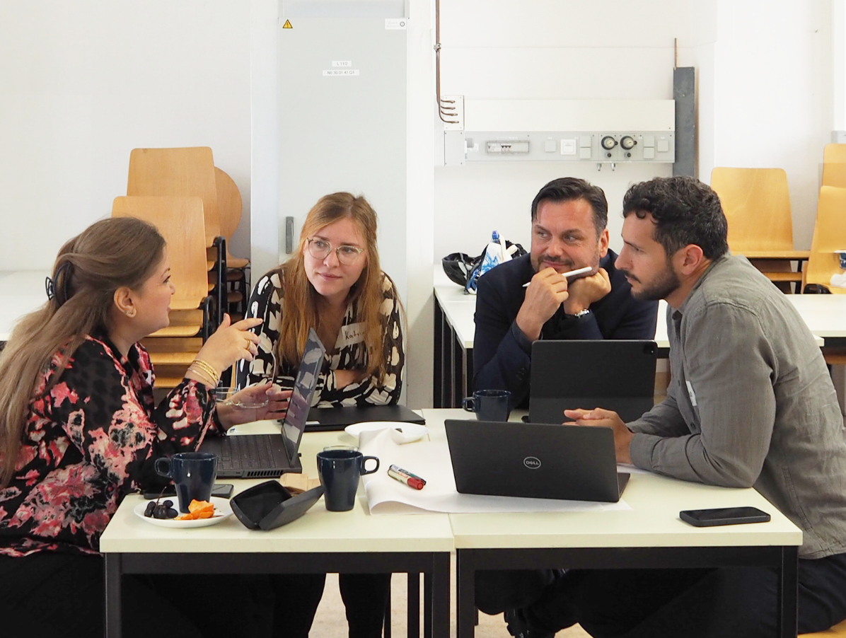 GHPL team collaborating in workshop